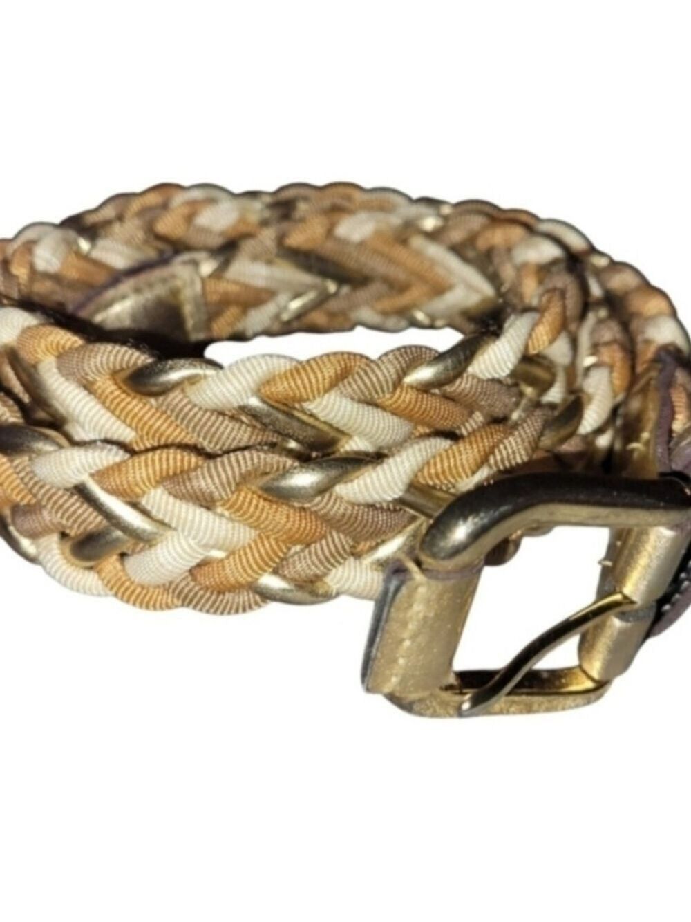 Vintage Donna Katz braided belt M fits up to 32" Boho Y2k
